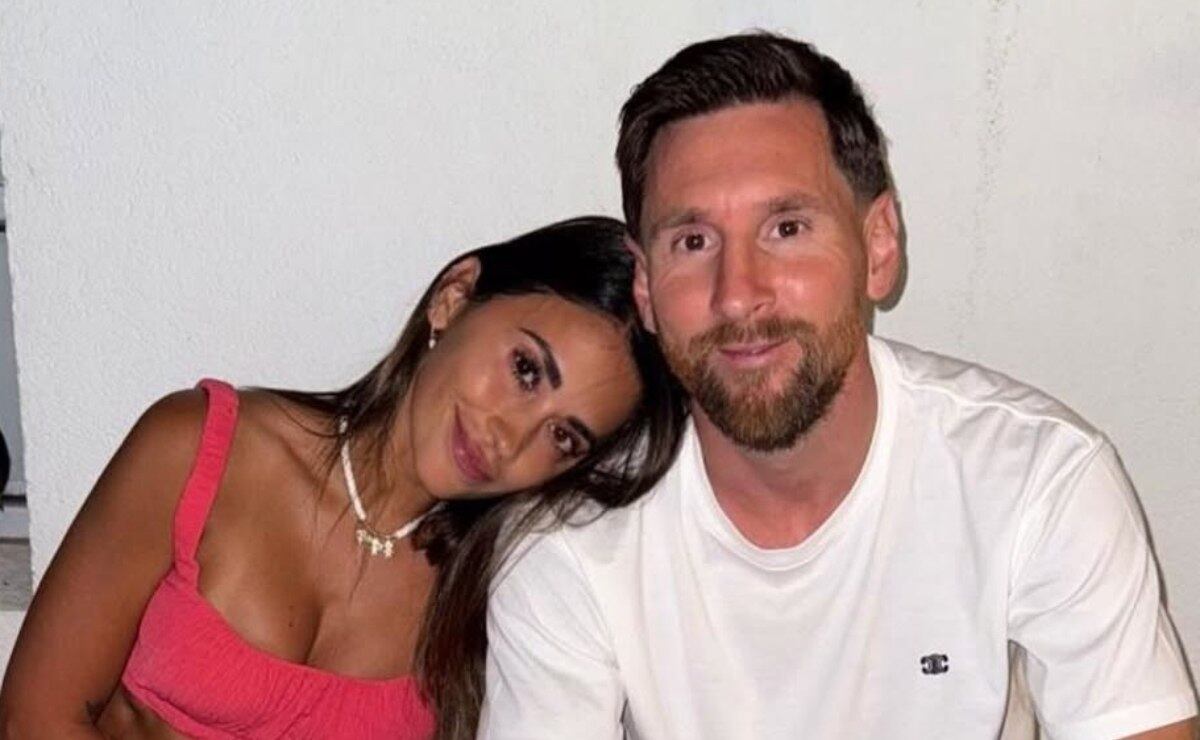 Antonela Roccuzzo y Lionel Messi / Foto: Instagram @antonelaroccuzzo