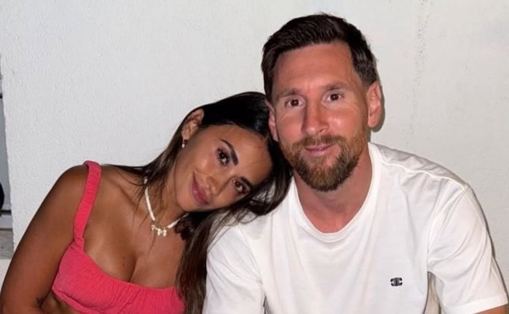 Antonela Roccuzzo y Lionel Messi / Foto: Instagram @antonelaroccuzzo