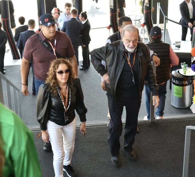 El ingeniero Carlos Slim Helú con Isabel Rojo / Foto: Arturo Quintero