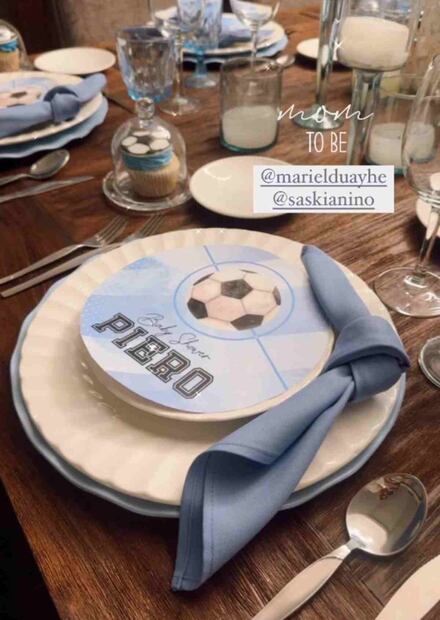 Saskia Niño de Rivera y Mariel Duayhe celebran el baby shower de Piero / Foto: Instagram