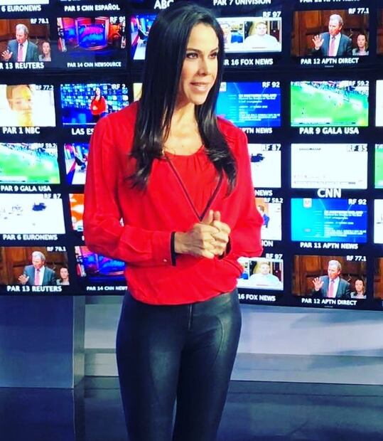 Paola Rojas es amiga del tiempo y esta foto lo comprueba 