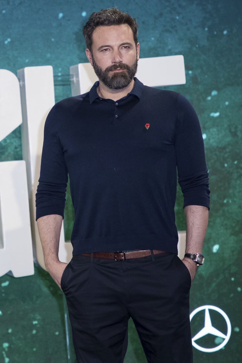 Parece que Ben Affleck se tiñó el pelo y la barba para tapar sus canas