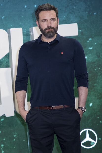 Parece que Ben Affleck se tiñó el pelo y la barba para tapar sus canas
