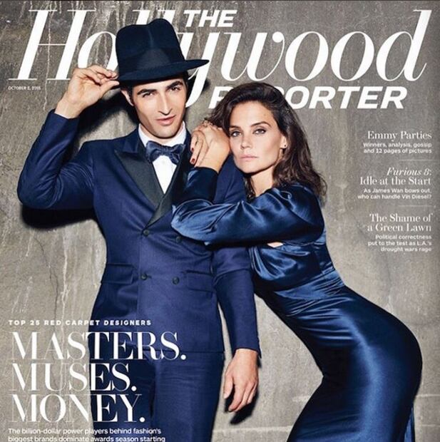Katie Holmes posa en portada con Zac Posen 