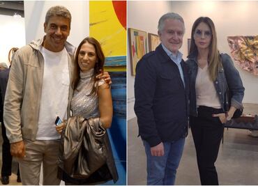 Tarde de parejas: Johanna Slim con Arturo Elias Ayub, y Santiago Creel con Paulina Velasco en Zona Maco