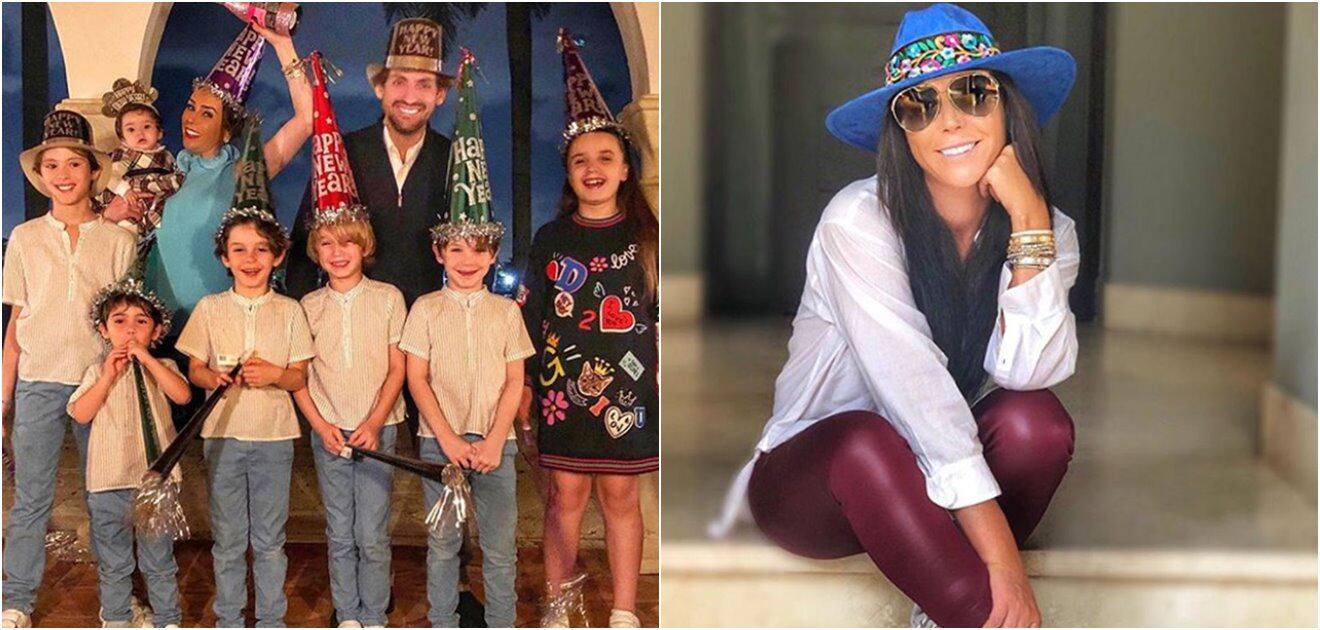Con todo y sartenes, Inés Gomez Mont celebra feliz el cumpleaños de sus trillizos