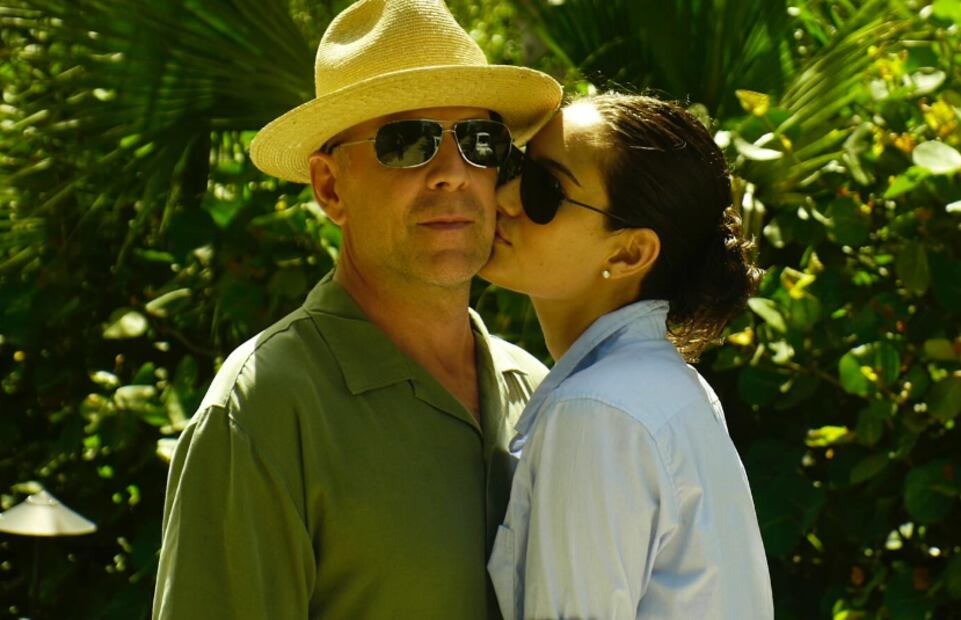 Bruce Willis con su esposa Emma Heming / Foto: Instagram