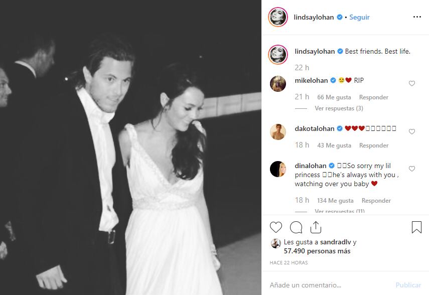 Murió el empresario Harry Morton, ex novio de Lindsay Lohan y Demi Moore 