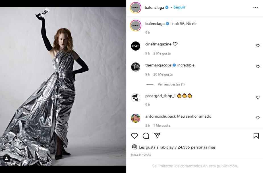 Kim Kardashian debuta como modelo de alta costura con Balenciaga