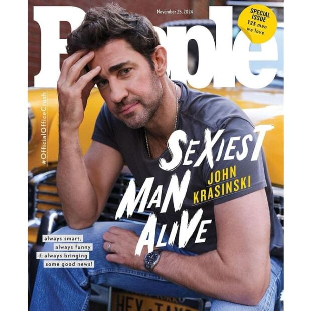 John Krasinski fue elegido como el 'Hombre Más Sexy del 2024' / Foto: Revista People