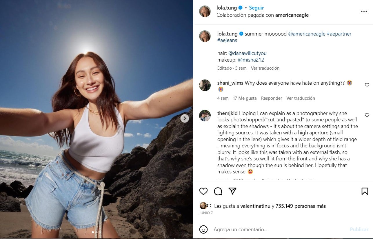 Lola Tung protagoniza la serie "The Summer I Turned Pretty" / Instagram