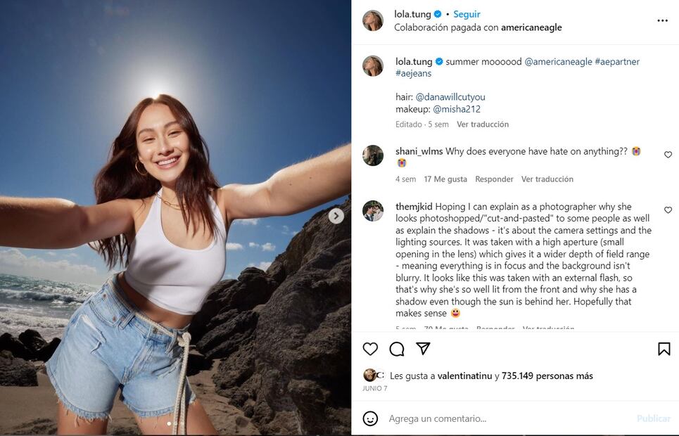 Lola Tung protagoniza la serie "The Summer I Turned Pretty" / Instagram