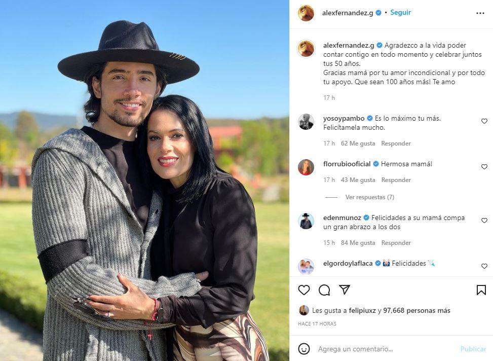 América Guinart, exesposa de Alejandro Fernández, cumple 50 años