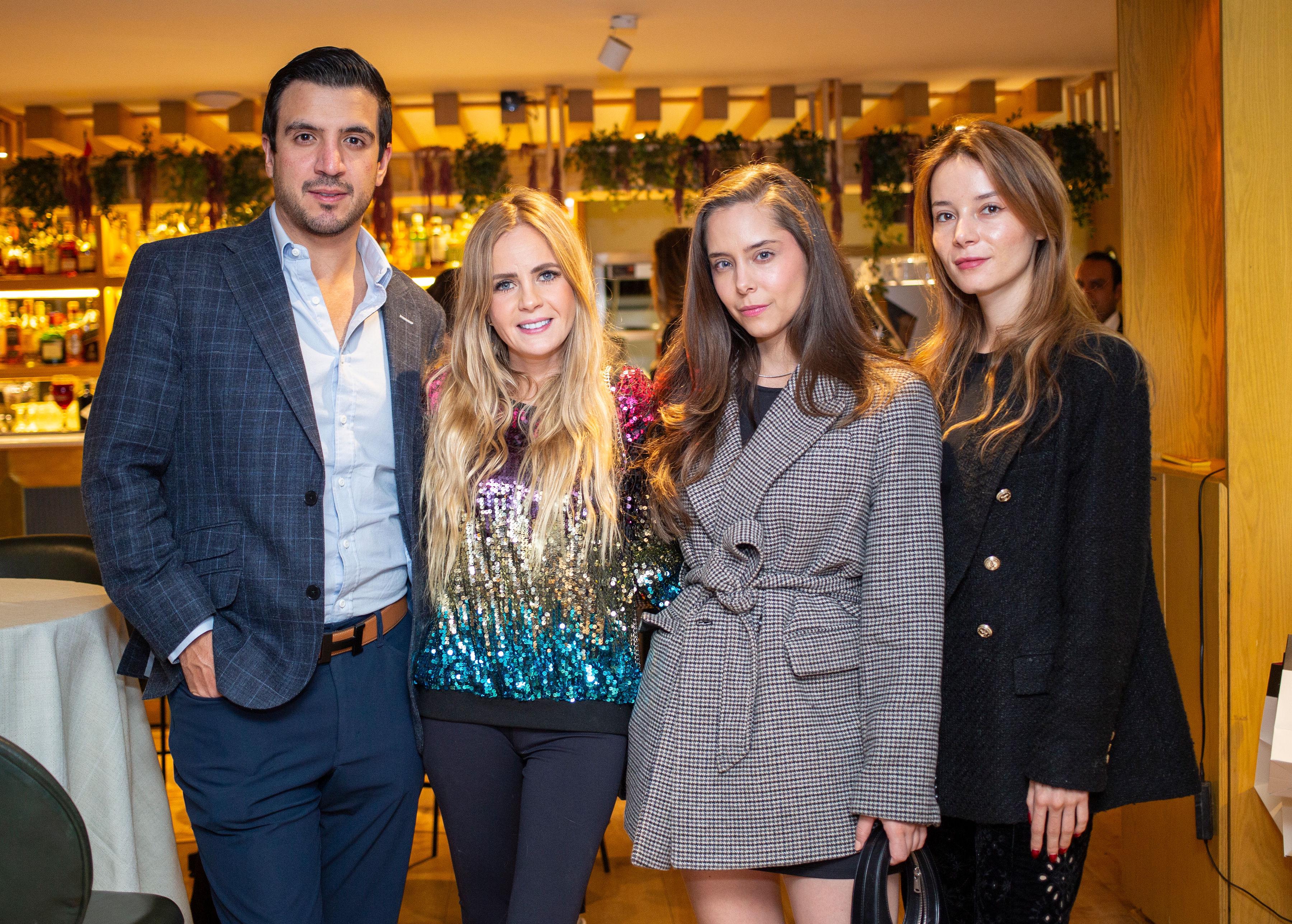 Felipe Escalera, Ingrid Parresh, Valeria Rincón y Sofía Gojón. (Foto: Especial)