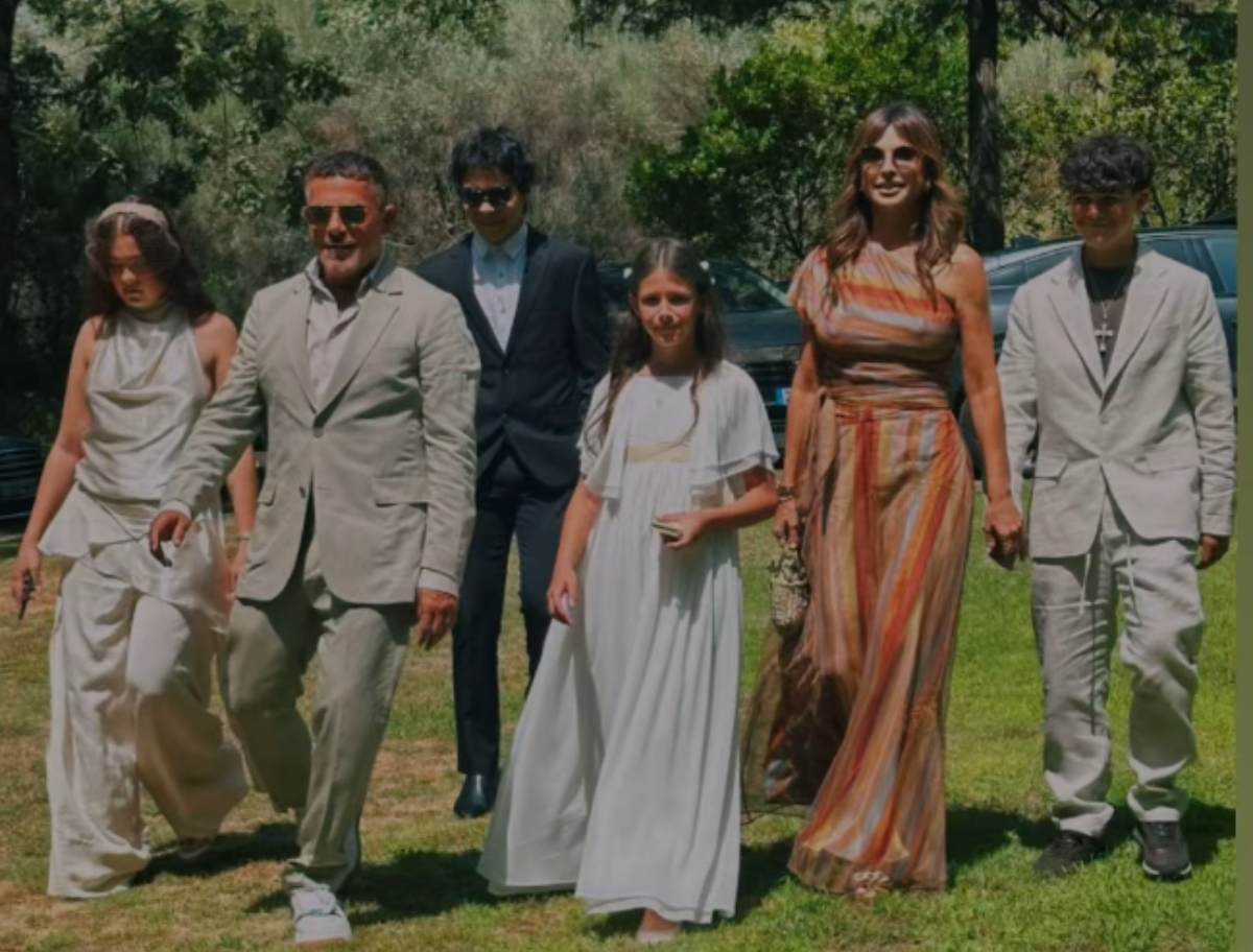 Manuela Sánchez, Alejandro Sanz, Alexander, Alma, Raquel Perera y Dylan / Foto: Instagram @raquel_perera