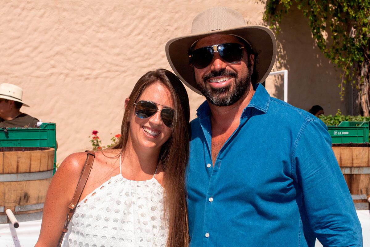 Linda Romano y Rafael Zaga. (Foto: Edgar Silva Fuentes S.)