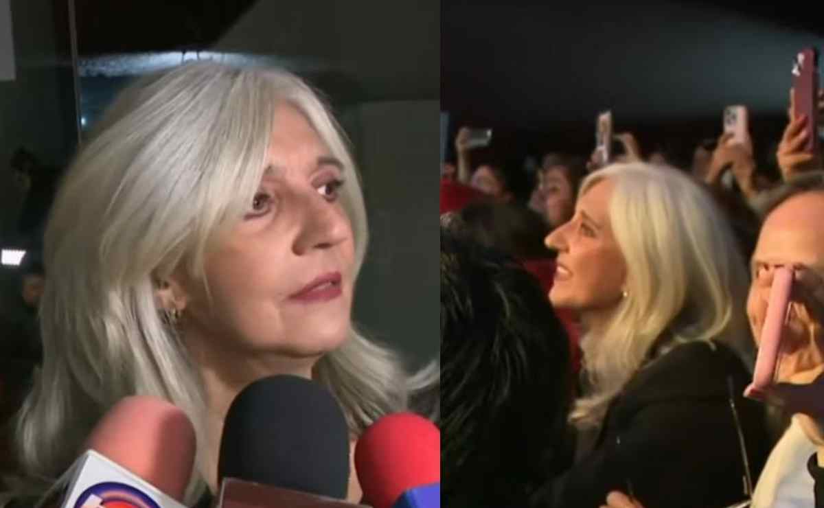 Silvana Prince durante el concierto de su hijo Vadhir / Fotos: Capturas programa Ventaneando