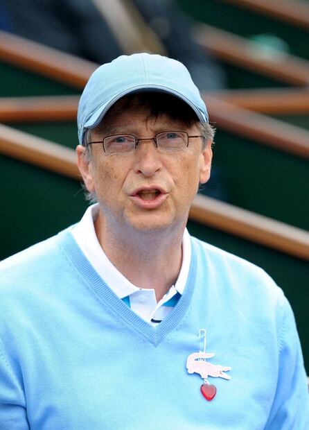 El empresario Bill Gates y el tenista Roger Federer compartirán la cancha por un causa benéfica