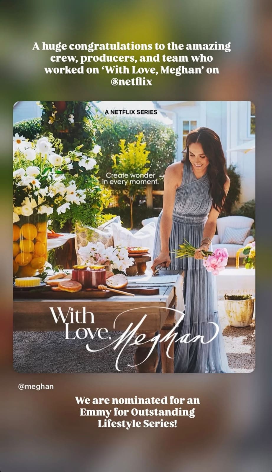 Meghan Markle. (Foto: Instagram)