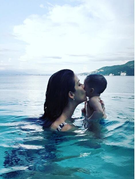 Jaydy Michel muestra por primera vez la cara de su bebé Leonardo Márquez 