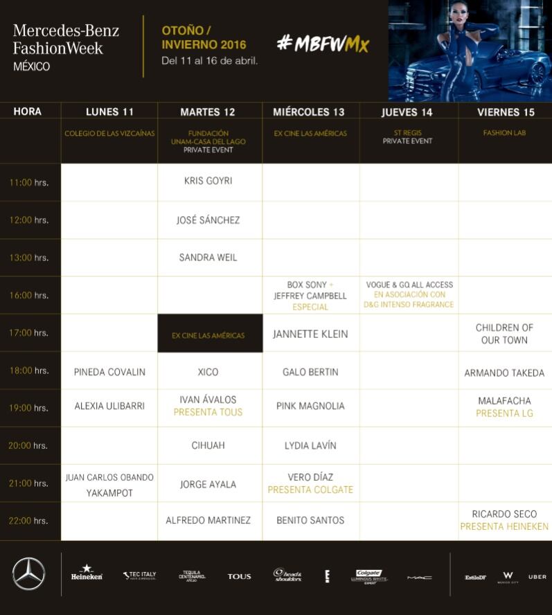 Presentan a los diseñadores que formarán parte del Mercedes-Benz Fashion Week México