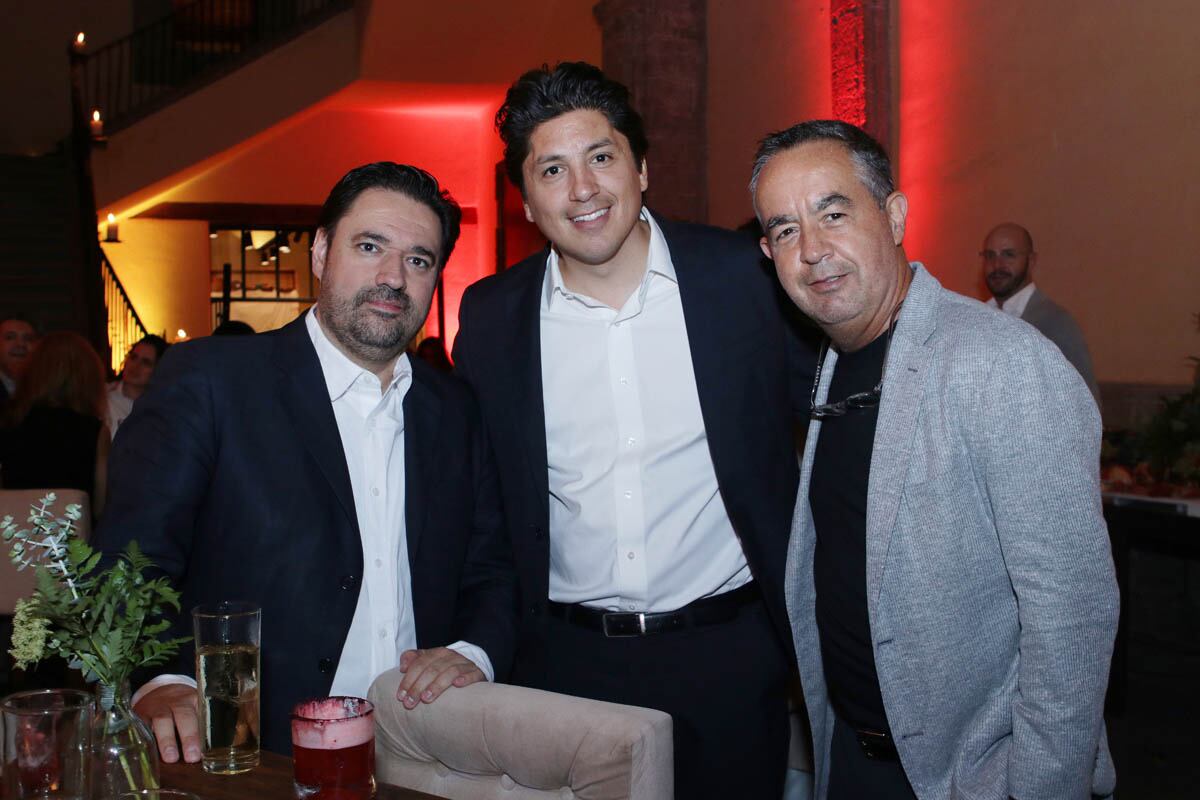 Oscar González, Ramiro Garza y Ricardo López. (Foto: Quadra Producciones para VIP)