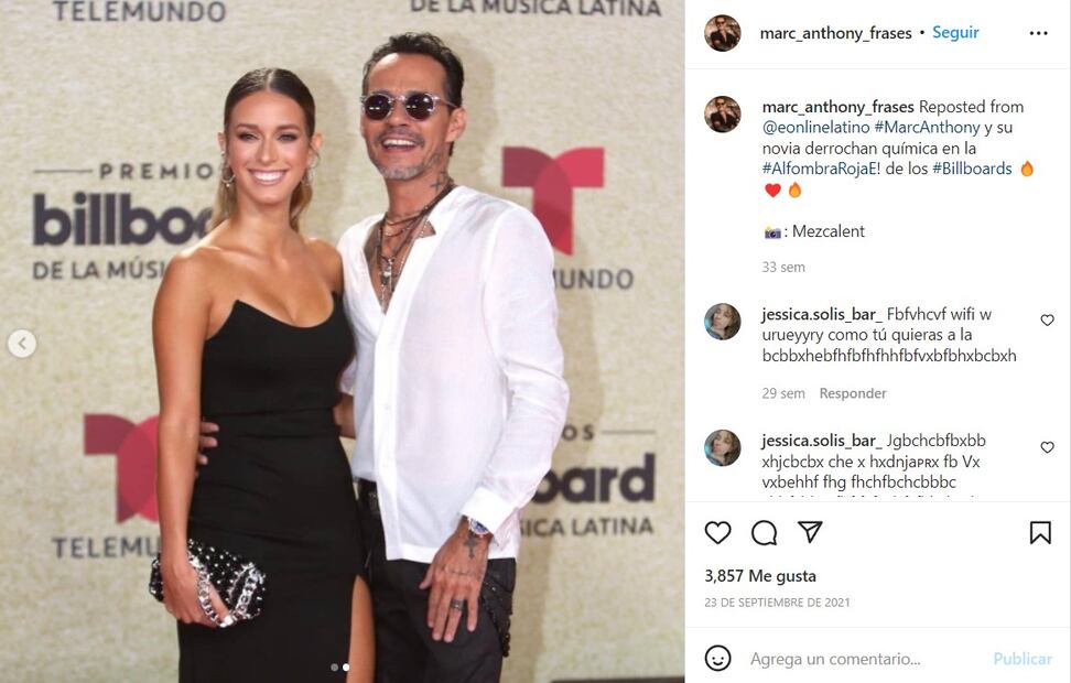 Marc Anthony. Esta ha sido la intensa vida sentimental del cantante