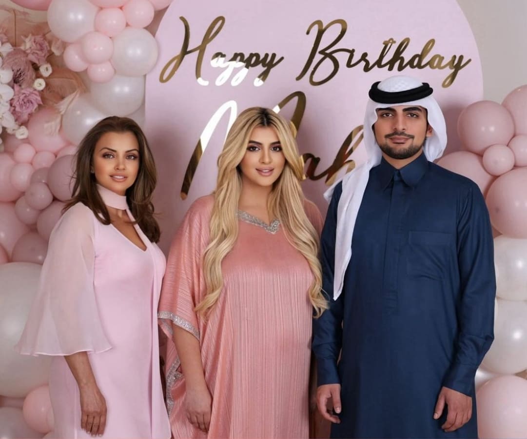 Sheikha Mahra, hija del Emir de Dubái, con su exesposo, el jeque Mana / Foto: Instagram