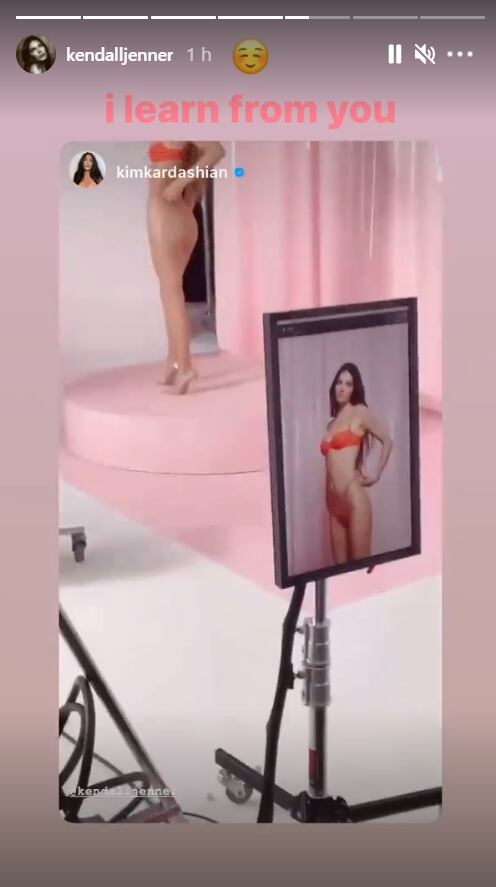 Kendall Jenner arrebata suspiros con minúsculo bikini rojo 