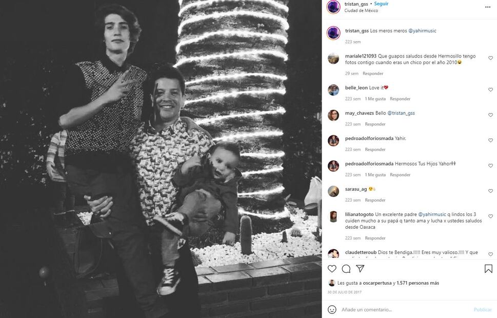 ¿Quién es Tristán Othón? Conoce al joven hijo de Yahir