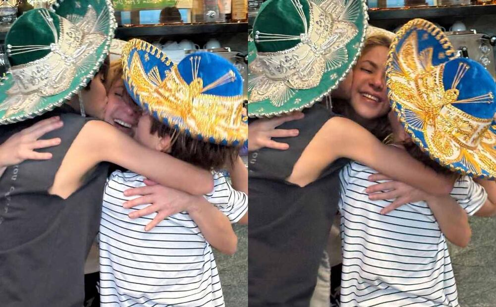 Shakira with your children / photos: Instagram