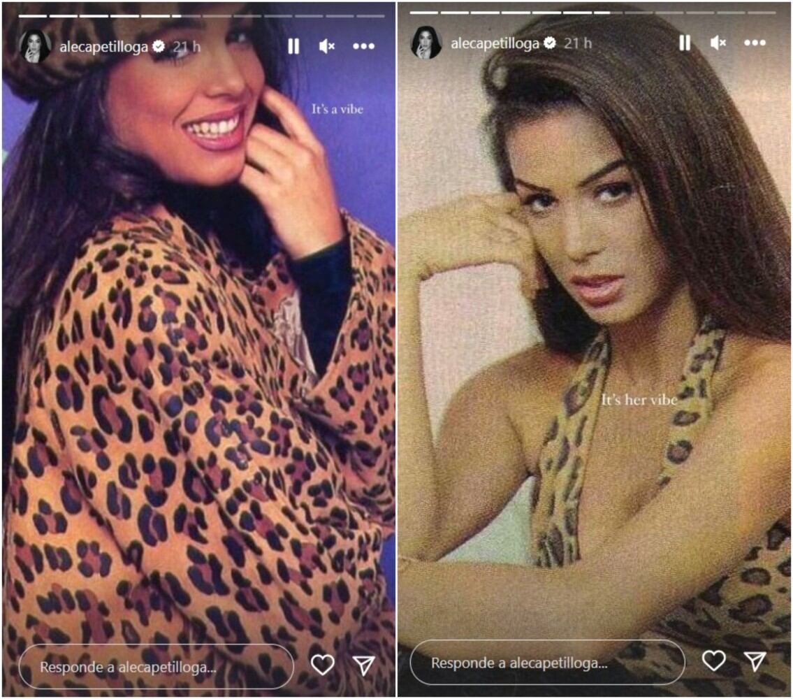 Ale Capetillo se inspiró en los looks de su mamá Biby Gaytán / Instagram: @alecapetilloga