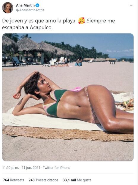 Ana Martín impacta con foto en bikini