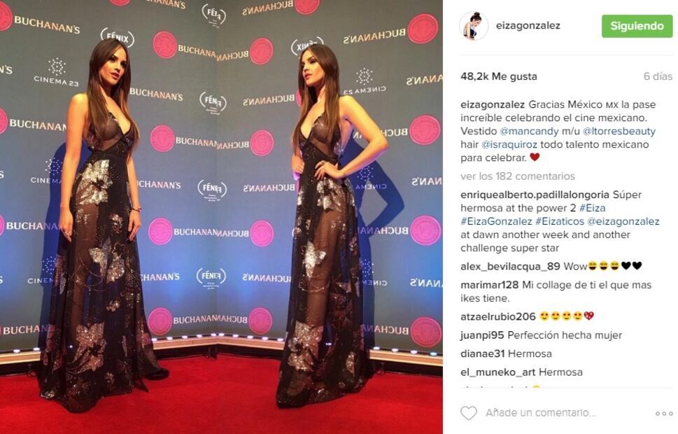 Eiza González derrocha sensualidad en su visita a México