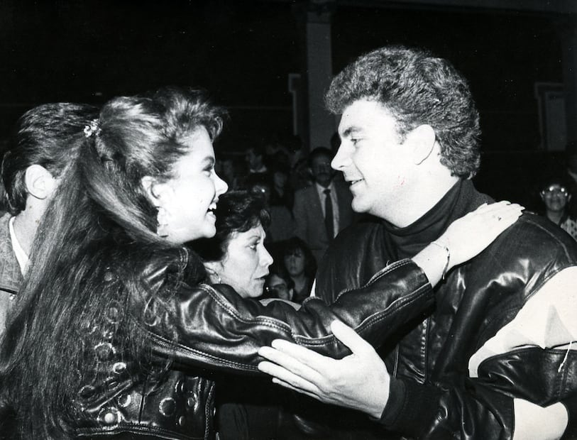Lucero junto a Mijares / Foto: Archivo, El Universal