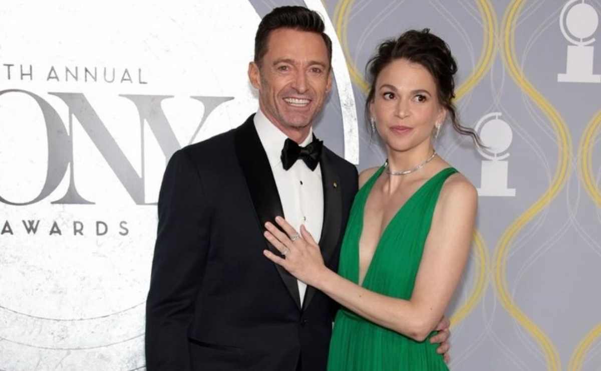 Hugh Jackman junto a Sutton Foster en 2022 / Foto: Instagram
