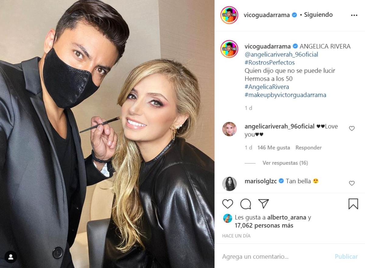 "Muchas personas dijeron que se operó y es falso", Vico Guadarrama, maquillista de Angélica Rivera