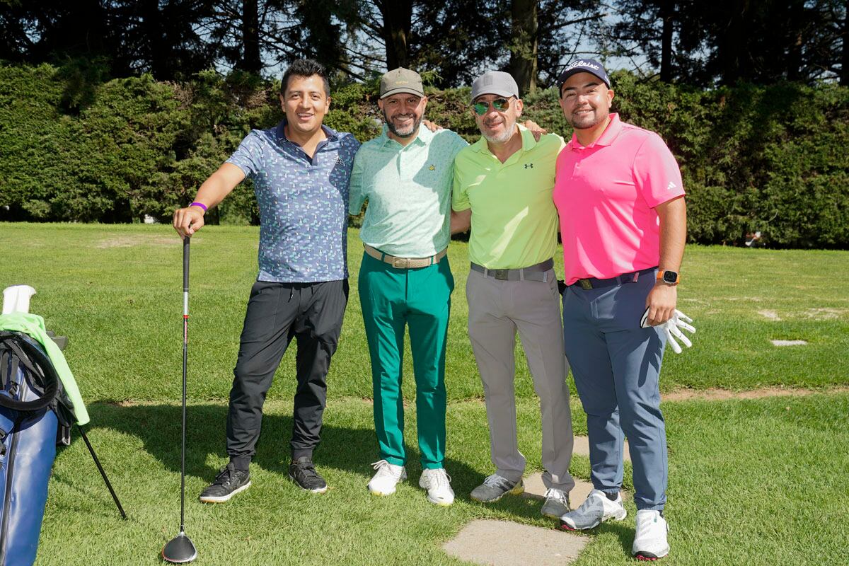 Alexis Cazares, Abraham Neme, Francisco Sánchez y Juan Carlos Uribe. (Foto: Leonardo Gómez)