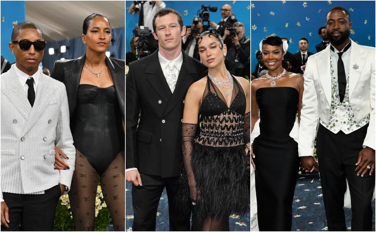 Met Gala 2025: Dua Lipa y Callum Turner, las parejas que derrocharon estilo