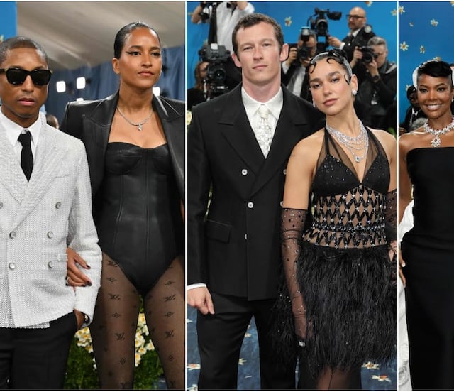 Met Gala 2025: Dua Lipa y Callum Turner, las parejas que derrocharon estilo