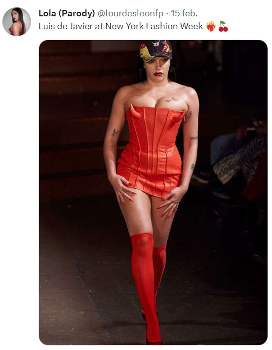 Lourdes León, hija de Madonna, desfila con un look 'diabólico' en la Semana de la Moda de Nueva York