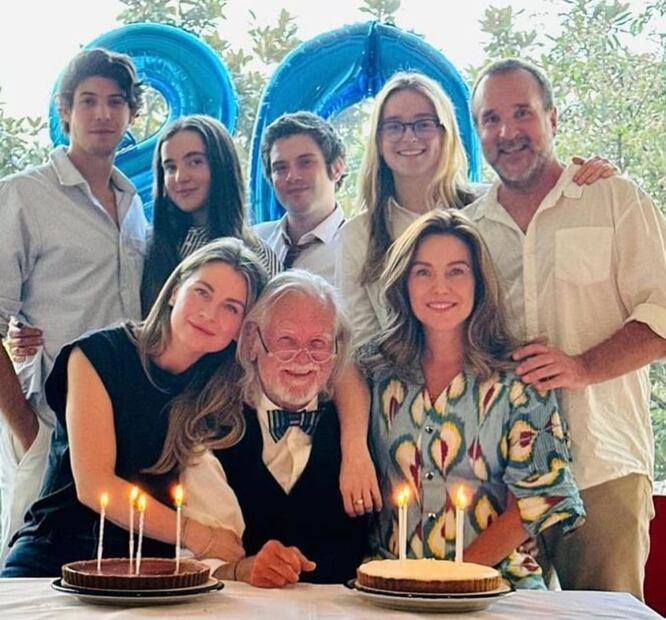 Dominika y Ludwika Paleta celebran el cumpleaños de su papá Zbigniew Paleta / Instagram