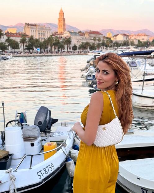Sofía Rivera Torres visitó el lugar de origen de sus ancestros / Foto: Instagram