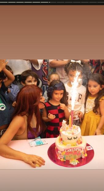 Tania Ruiz, novia de Enrique Peña Nieto, festeja 5 años de su hija Carlotta
