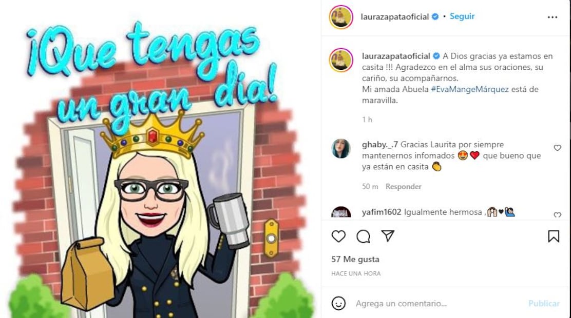 Thalía y Laura Zapata: Dan de alta a su abuelita Eva Mange del hospital