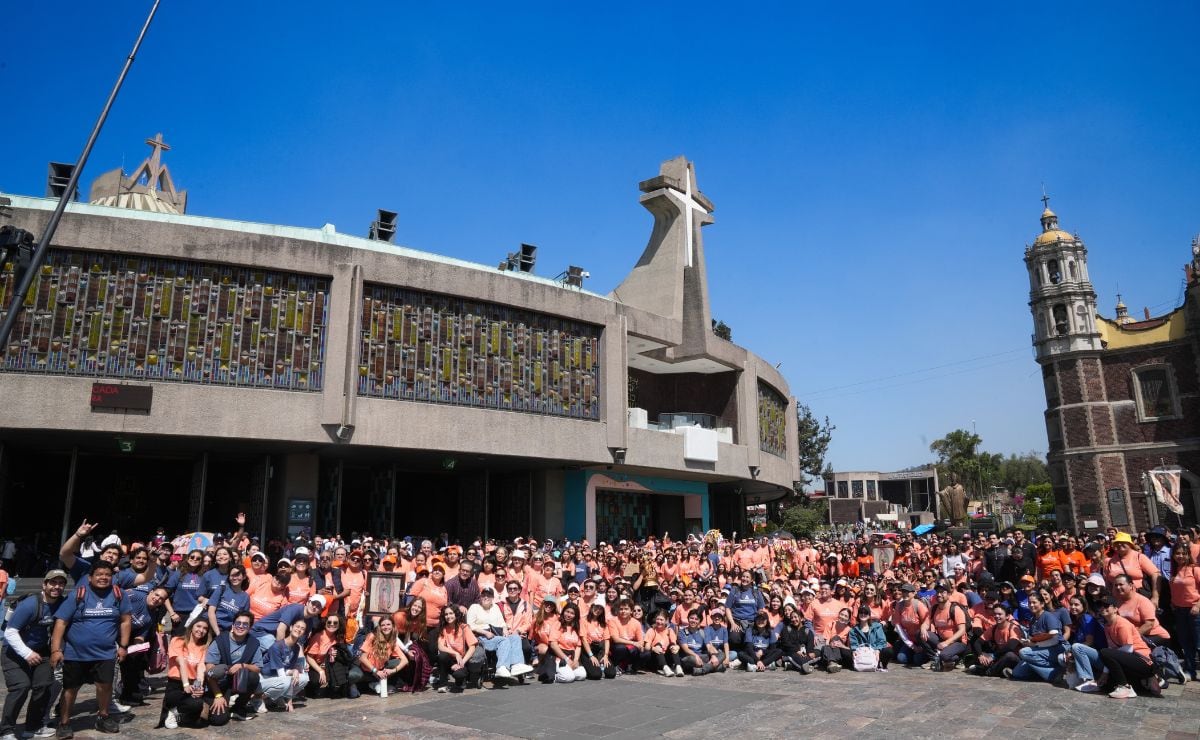 La peregrinación anual de la Universidad Anáhuac / Foto: Leonardo Gómez.