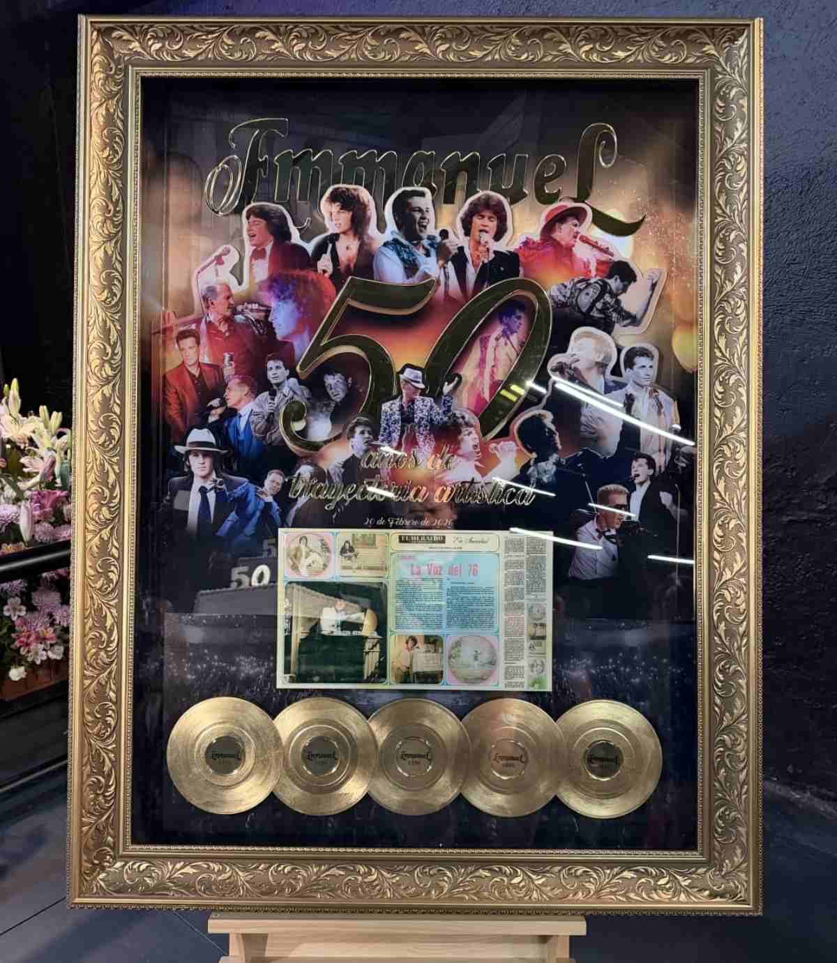 El reconocimiento que recibió Emmanuel / Foto: Andre's Zavaleta