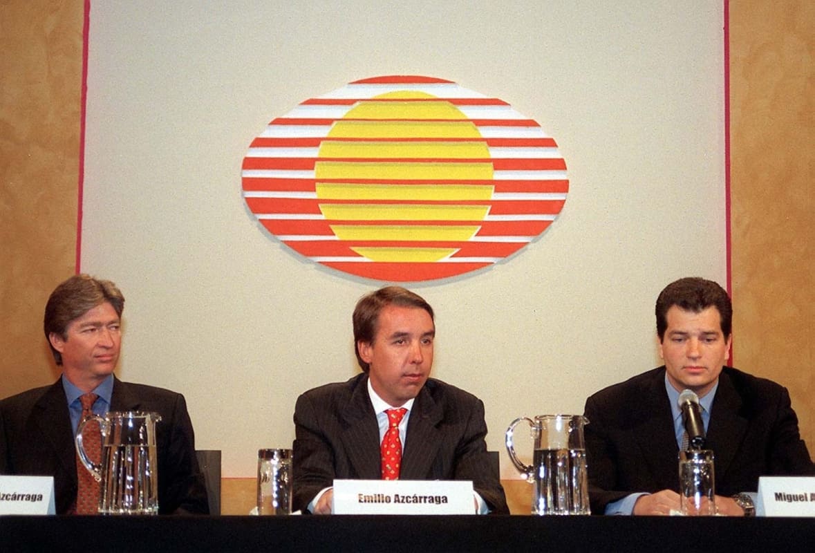 Alejandro Burillo Azcárraga, Emilio Azcárraga Jean y Miguel Alemán Magnani / Foto: Archivo EL UNIVERSAL