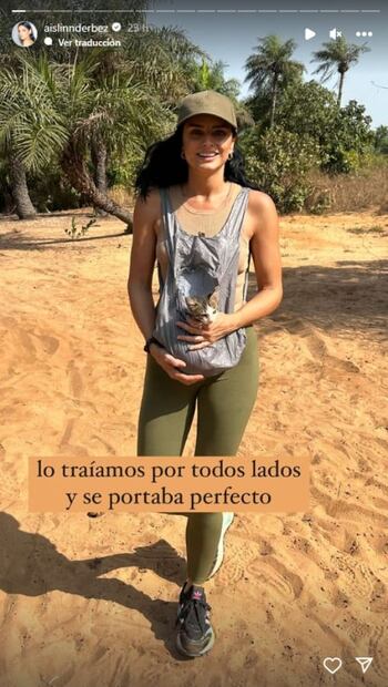 La nueva mascota de Aislinn Derbez / Instagram: @Aislinn Derbez