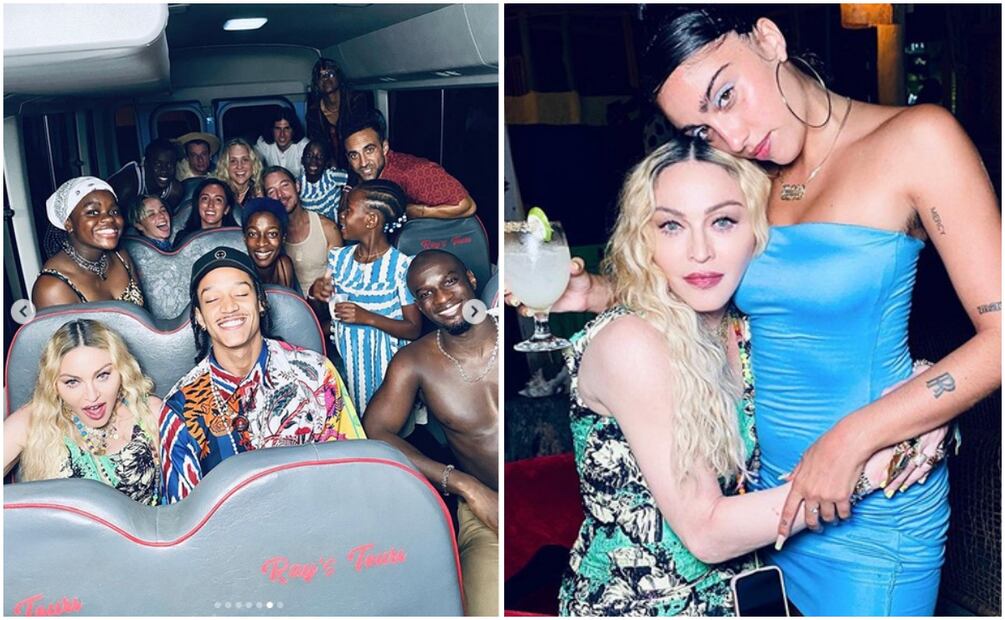 Madonna y su extravagante fiesta con cannabis, su novio y Lola León